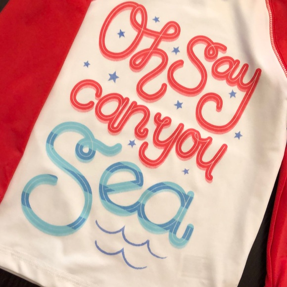 New! Cat & Jack Rash Guards SPF 50 - Picture 2 of 3